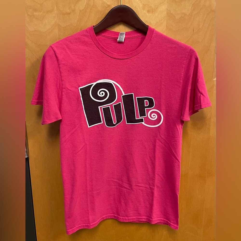 💖5 for $25💖 Pulp Juice and Smoothie Bar Pink T-Shirt, Size Small